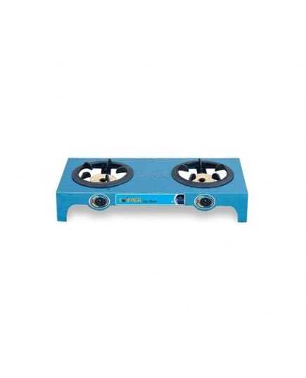 Topper C-203 CI Double NG Stove - Blue