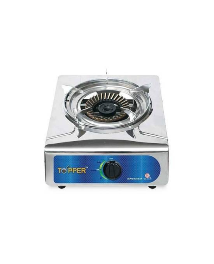 Topper A-108 SS Auto Single Gas Stove - LPG
