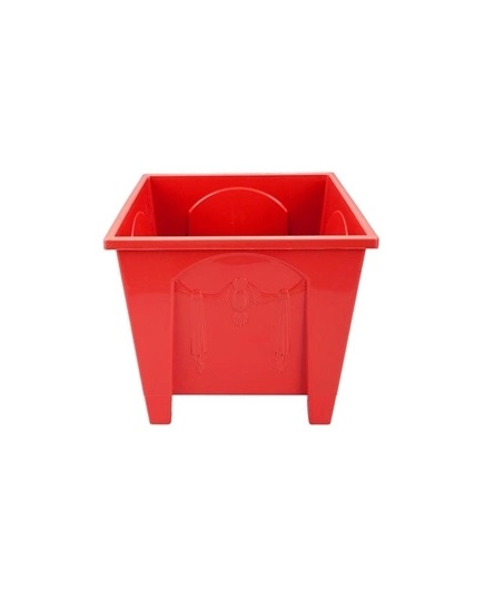 TEL Deluxe Flower Tub 13" - Red