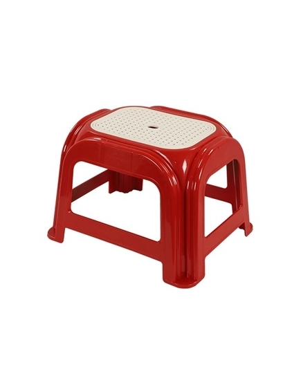 TEL Trendy Short Net Stool - Red