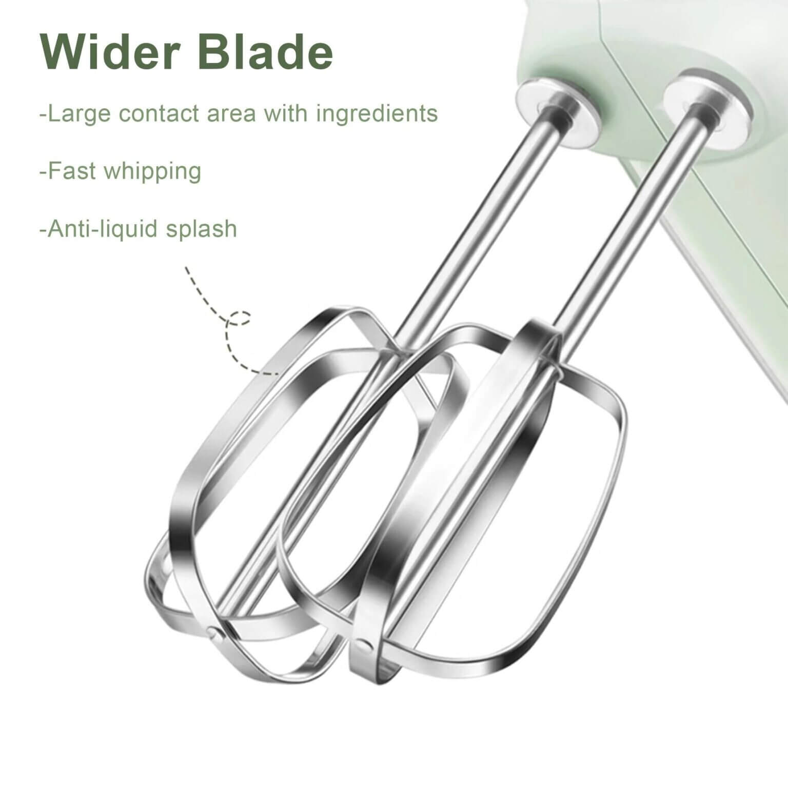 SONIFER Whips,folds,blender, creams and mixes,5 speeds Portable Baking Hand Mixer- SF-7034A - Image 5