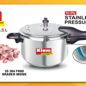 6.5 liter Kiam Tri ply pressure-cooker
