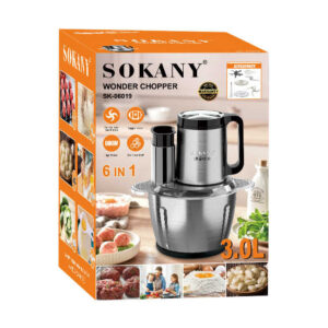 Sokany 6 in 1 Food chopper